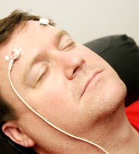 Man getting Neurotherapy Treatment done in Peoria IL