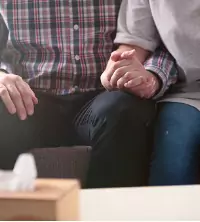 A couple holding hands during Marriage Counseling in Dunlap IL