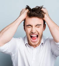 An angry man needing help with Anger Management Therapy in Peoria IL