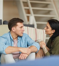 A woman trying to better communicate with their partner