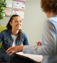 Woman talking with therapist in General Counseling in Peoria IL